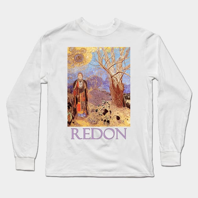 The Buddha by Odilon Redon Long Sleeve T-Shirt by Naves